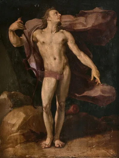 Apollon by Корнелис Корнелисз ван Харлем — digital art print download