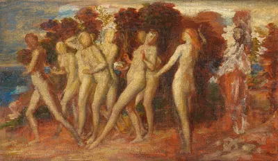 A Bacchanal by Джордж Фредерик Уоттс — digital art print download