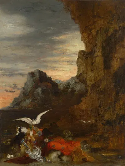 La mort de Sapho by Гюстав Моро, 1872 — digital art print download