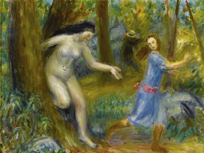Nymphet Series, with Man by Уильям Джеймс Глакенс — digital art print download