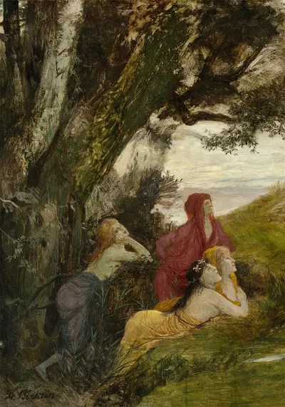 Dryaden by Arnold Böcklin, 1897 — digital art print download