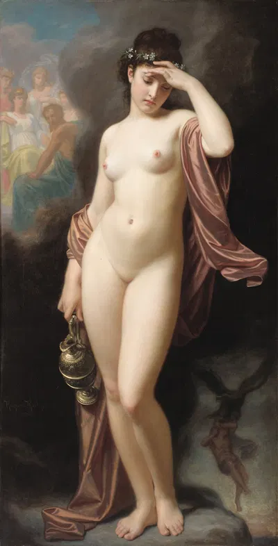Hebe after the fall by Юг Мерль — digital art print download