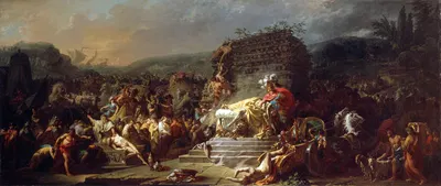 The Funeral of Patroclus by Жак Луи Давид, 1778 — digital art print download