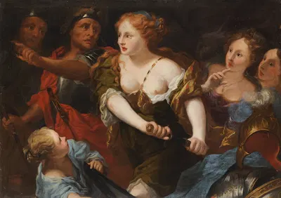Semiramis called to arms by Pietro Dandini — digital art print download
