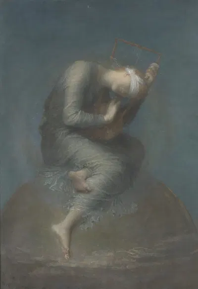 Hope by Джордж Фредерик Уоттс, 1891 — digital art print download