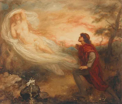 The Poet's Dream; 'The Pursuit of the Ideal' by Henry John Stock, 1881 — digital art print download