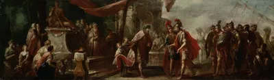 Aeneas Arriving in Latium by Johann Andreas Herrlein — digital art print download