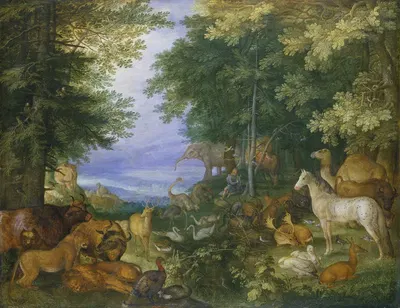 Orpheus Charming the Animals with His Music by Роелант Савери, 1610 — digital art print download