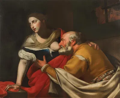 Roman Charity by Giovan Francesco de Rosa — digital art print download