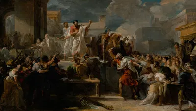 The Death of Virginia by Guillaume-Guillon Lethière — digital art print download