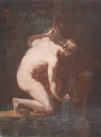Narcissus by Якоб Кристоф Лё Блон, c.1714 — digital art print download