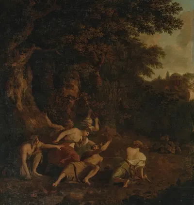 The Death of Orpheus by Джон Гамильтон Мортимер — digital art print download