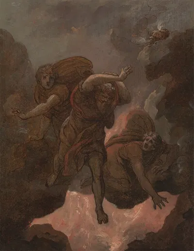The Judgement of Korah, Dathan and Abiram by Maria Cosway — digital art print download