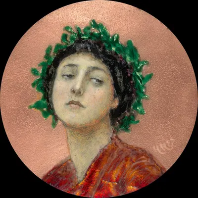 A Bacchante by Сэр Хьюберт фон Херкомер, 1897 — digital art print download