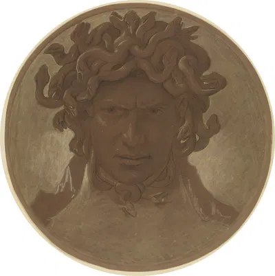 Medusenhaupt by Anselm Feuerbach, 1872 — digital art print download