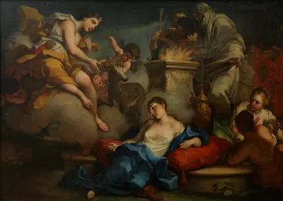 The Sacrifice of Iphigenia by Antonio Balestra, 1700 — digital art print download