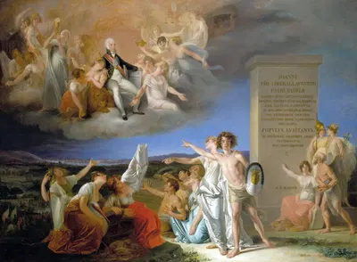 Allegory of the Virtues of the Prince Regent D. João by Домингос Секейра — digital art print download