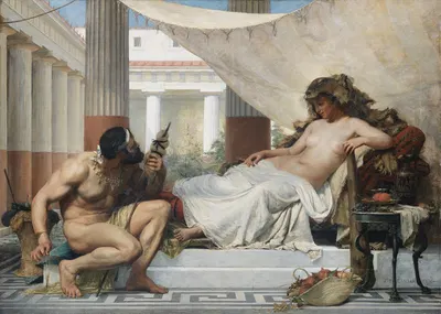 Hercule aux pieds d'Omphale by Edouard Dantan — digital art print download