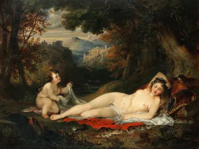 Venus and Cupid by Джордж Арнальд — digital art print download
