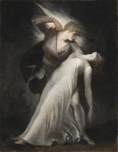 Celadon und Amelia by Henry Fuseli, 1801 — digital art print download