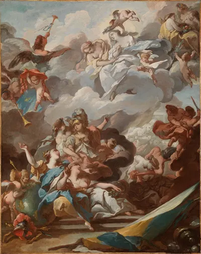 Allegory of the Peace of Vienna 1735 by Michel-François Dandré-Bardon — digital art print download