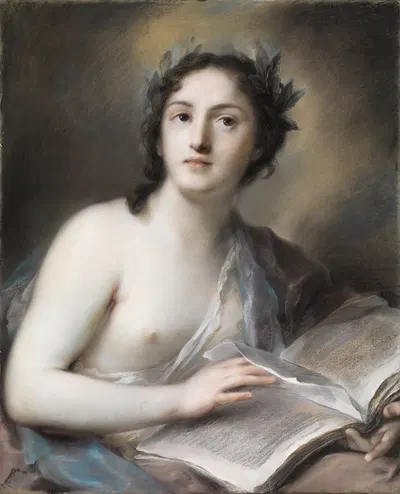 Die Poesie by Rosalba Carriera — digital art print download