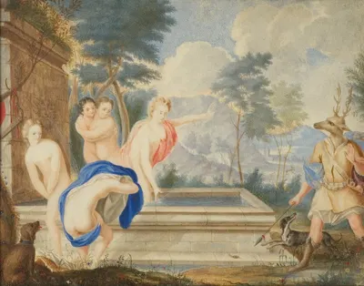 Diana och Acteon by Andreas von Behn — digital art print download