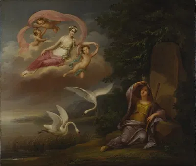 Allegory of the arrival of Crown Princess Josefina in Sweden by Фредрик Уэстин, 1823 — digital art print download