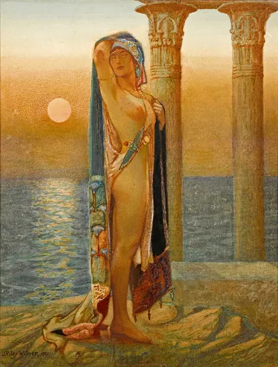 Asenath, daughter of the priest of On by John Riley Wilmer, 1921 — digital art print download
