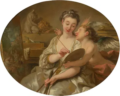 Allegory of painting by Жан-Франсуа де Труа, 1733 — digital art print download