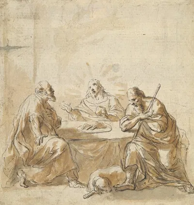 Supper at Emmaus by Леонар Брамер — digital art print download