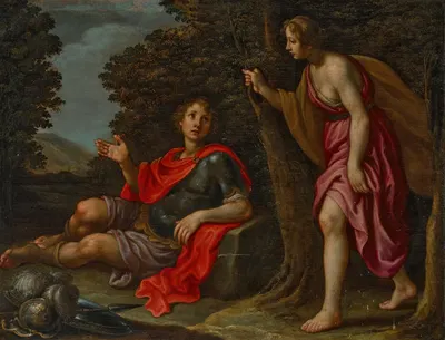 Rinaldo and Armida by Francesco Curradi — digital art print download