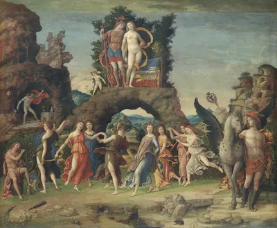 Parnassus by Андреа Мантенья, 1496-1497 — digital art print download