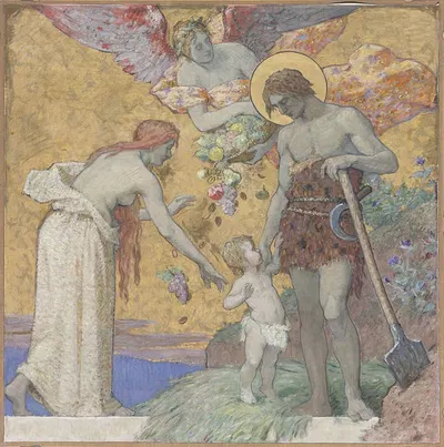 La Prospérité by Жак Фердинанд Амбер, 1900 — digital art print download
