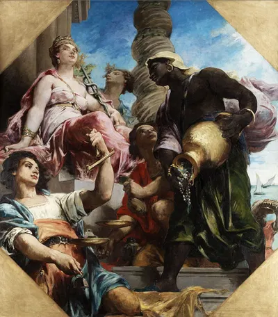 Allegorie des Handels by Анри Леопольд Леви — digital art print download