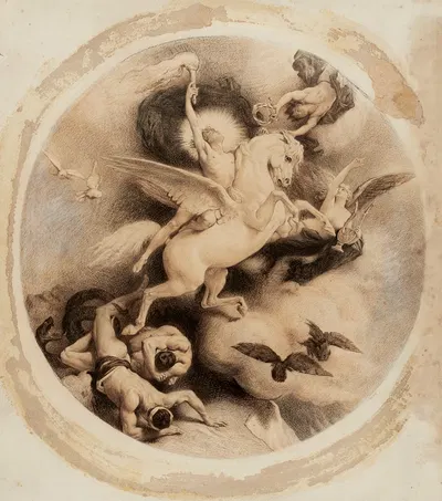 Le Triomphe de l'art by Леон Боннат — digital art print download