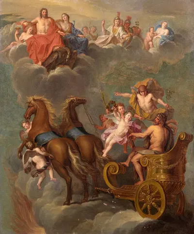The Apotheosis of Hercules by Noël Coypel — digital art print download