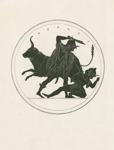 Гермес сражается с Аргусом by Алексис Луи Пьер Усселен, 1844-1861 — digital art print download