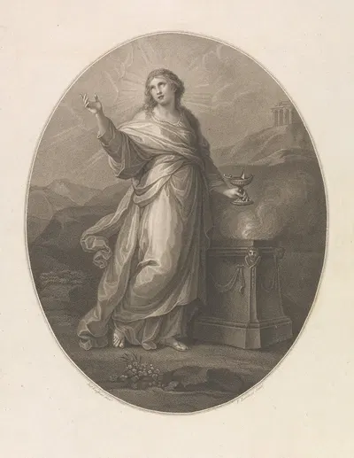 Religion by Анжелика Кауфман, 1793 — digital art print download