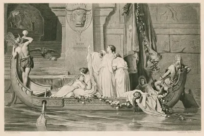 The tribute to the minotaur by Auguste Gendron, 1876 - 1883 — digital art print download