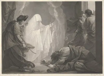 The Witch of En-Dor by Benjamin West, 1788 — digital art print download