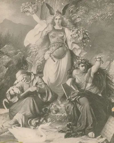 The Destinies by Carl Ehrenberg, 1894 — digital art print download