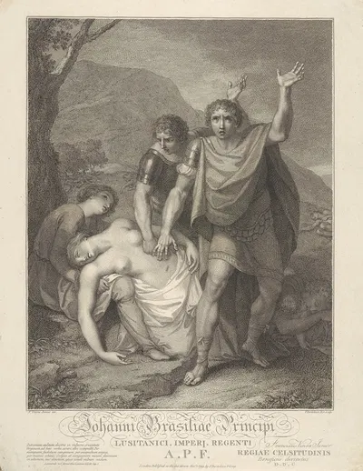 The Oath Of Viriathus by Francis Vieira, 1799 — digital art print download