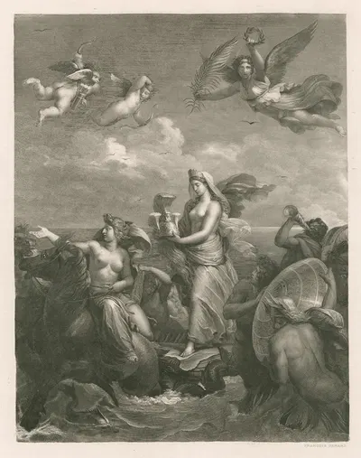 Thetis bearing the arms of Achilles by François Gérard — digital art print download