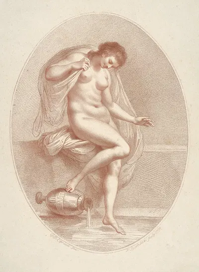 A Naiad by Джованни Баттиста Чиприани, 1779 — digital art print download