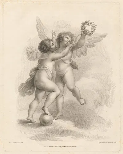 Love and Fortune by Джованни Баттиста Чиприани, 1789 — digital art print download