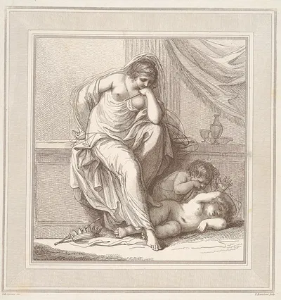 Medea Murdering Her Two Children by Джованни Баттиста Чиприани, 1787 — digital art print download