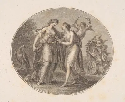 Venus Lending Juno Her Belt by Джованни Баттиста Чиприани, 1784 — digital art print download