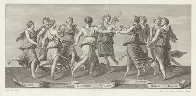 La danse des Muses by Giulio Romano — digital art print download