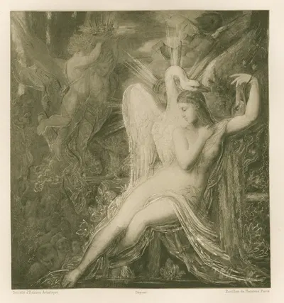 Léda by Гюстав Моро, 1868 — digital art print download
